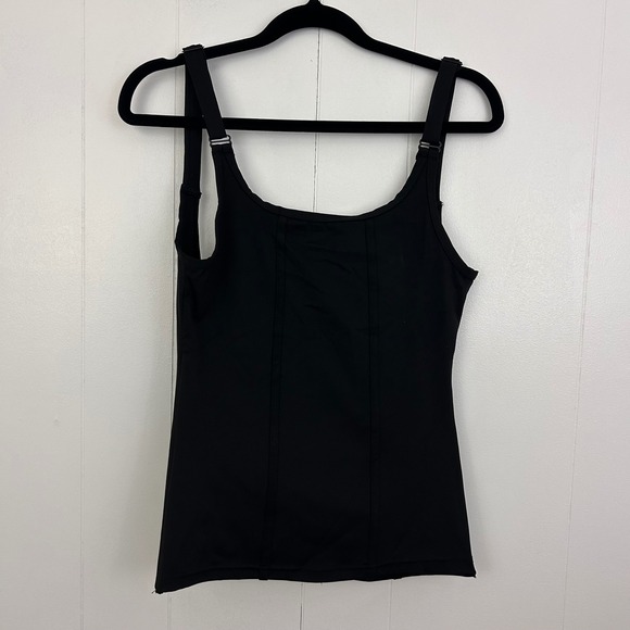 Other - O to S Black Shapewear Camisole Tank Top Hook and Eye Back Style YT8769 Size S